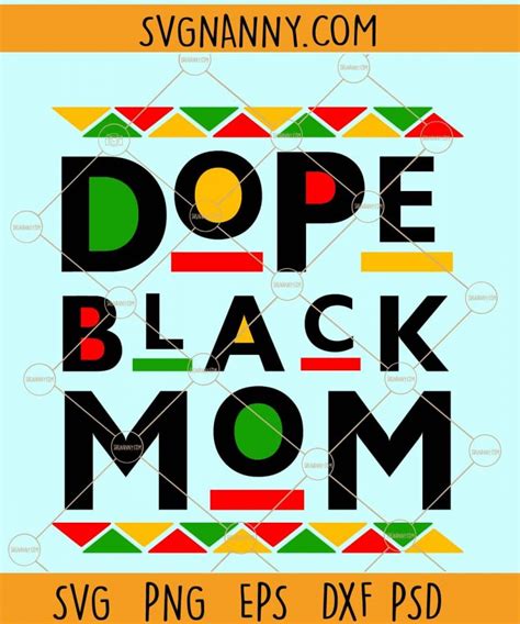 Dope Black Mom Svg Black Woman Svg Black Girl Svg Melanin Dripping