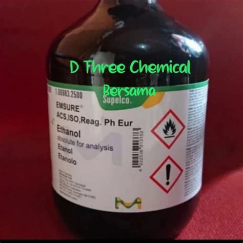 Jual Ethanol Absolute For Analysis Etanol Absolute Merck 1 00983 2500