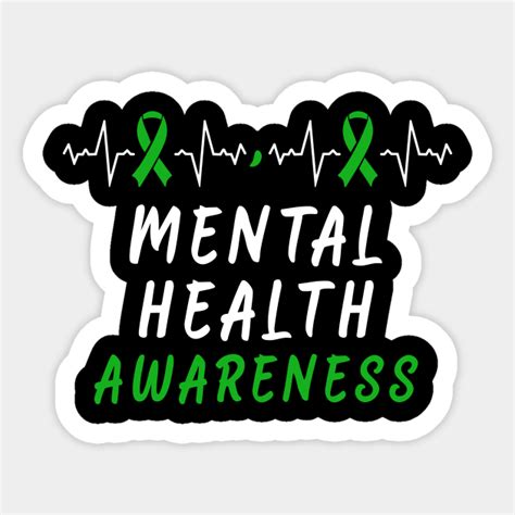 Mental Health Awareness Mental Health Awareness Sticker Teepublic