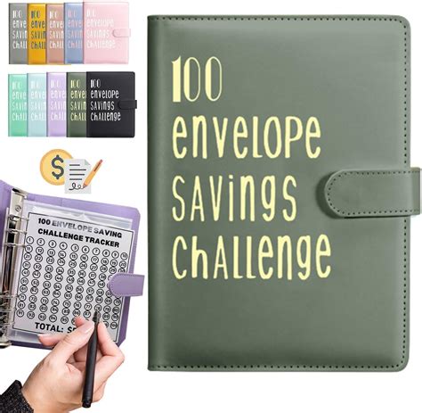 Amazon Money Saving Challenge Binder Binder With Cash Envelopes