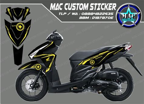 Jual CUTTING STIKER VARIO TECHNO 125 VARIO 150 LIMITED EDITION Di