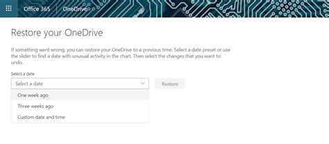 Office 365 Funcionalidad De Restauración De Archivos En Onedrive For Business I Pasión Por