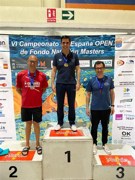 Resultados V Campeonato de España Open de Fondo Natación Master 2023