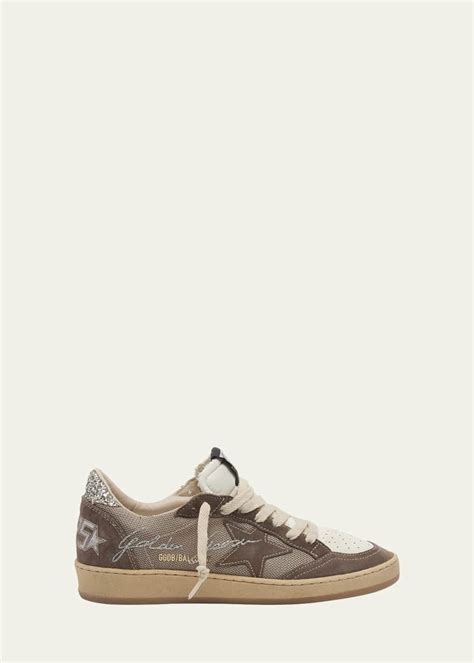 Golden Goose Ballstar Suede Signature Low Top Sneakers Bergdorf Goodman