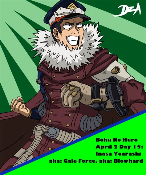 Boku No Hero April 2 Day 15 Inasa Yoarashi By Dizachsterarea On Newgrounds