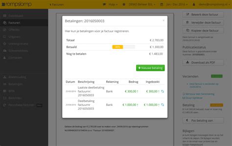 Je Factuur Wordt In Meerdere Betalingen Voldaan Rompslomp