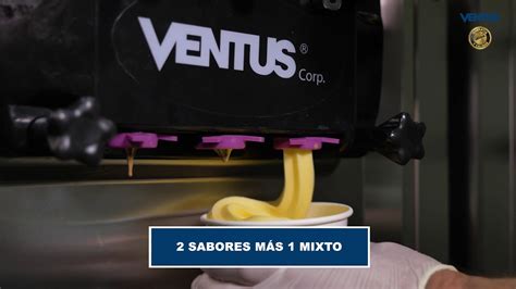 Maquinas De Helados Soft Ventus Youtube