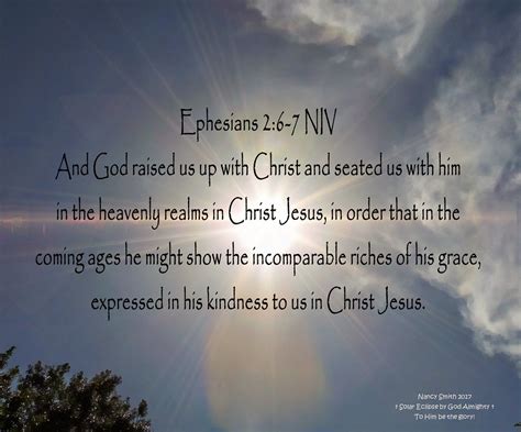 Ephesians 26 7 Niv And God Raised Us Up With Christ And S Flickr