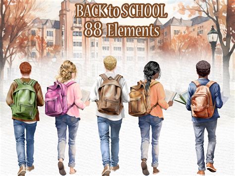 College Campus Clip Art