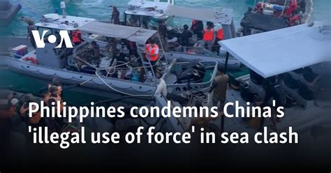 Philippines Condemns Chinas Illegal Use Of Force In Sea Clash