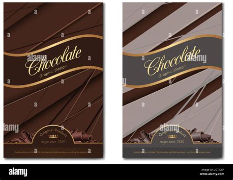 Chocolate Package Design Stock Vector Image & Art - Alamy