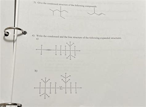 solved  give  condensed structure    cheggcom