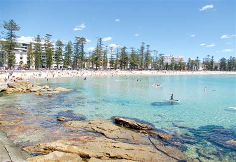 Shelly Beach Y Manly Beach Sydney Imagen De Archivo Imagen De Arena