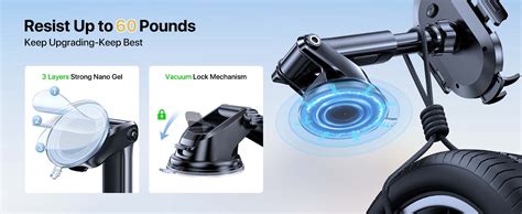 Lotuny Universal Phone Mount For Car Reliable Suction