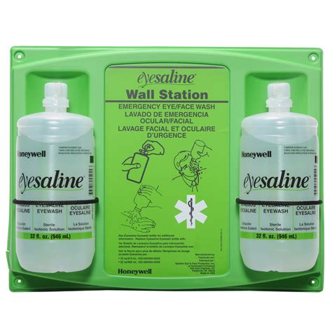 Eye Wash Station Eyesaline Double 32 Oz Mfasco Health And Safety