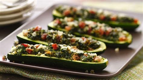 Calabacitas Rellenas De Lentejas Y Verdura De Kcal Receta F Cil