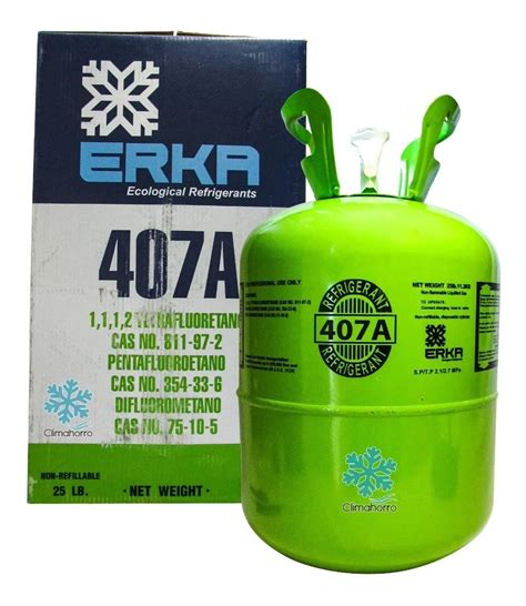 Gas Refrigerante Erka R 407A Boya De 11 3K R407A 11E