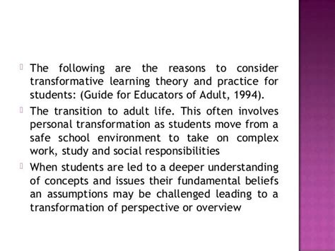 Transformative Educationppt St11