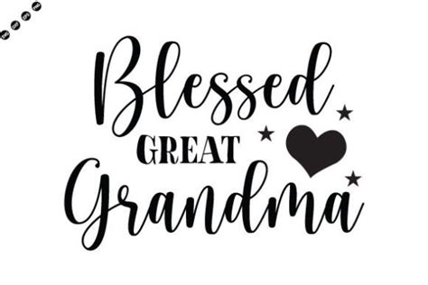 Blessed Great Grandma Svg Graphic By Svg Shop · Creative Fabrica