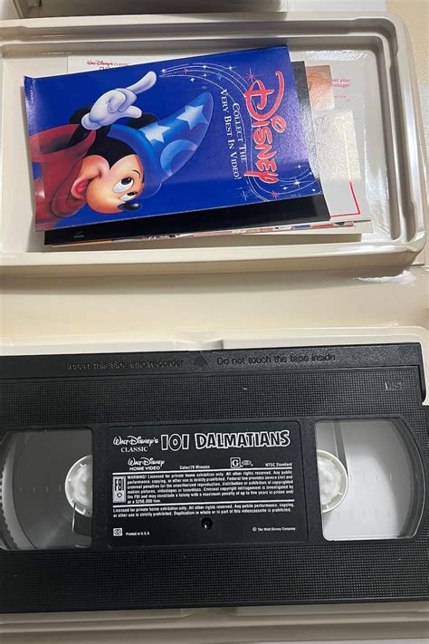 Vintage Walt Disneys Home Video Classic 101 Dalmatians Vhs 1992 1263