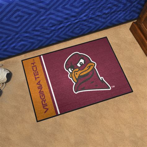 Virginia Tech University Mascot Starter Doormat - 19x30