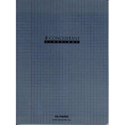 Cahier 17x22 48 pages Séyès Polypro gris Cdiscount Beaux Arts