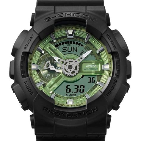 Montre Color Dial Vert Sauge GA 110CD 1A3ER Casio G Shock Ocarat