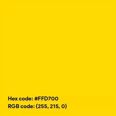 #FFD700 Color name is Gold (Web) (Golden)