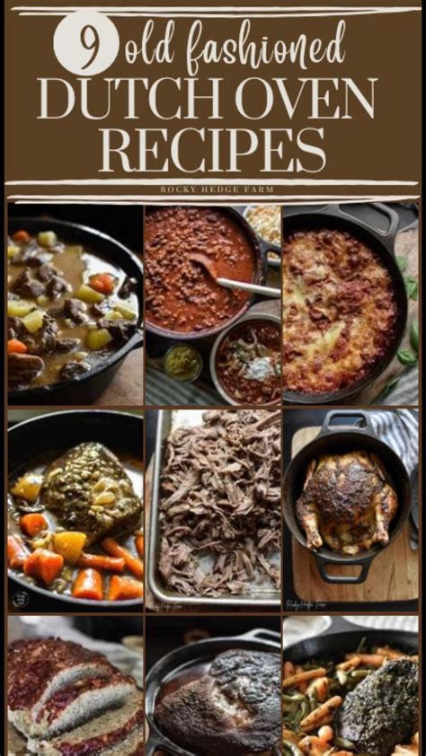 9 Old Fashioned Dutch Oven Recipes