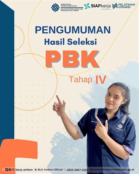 Balai Latihan Kerja Ambon Direktorat Jenderal Pembinaan Pelatihan