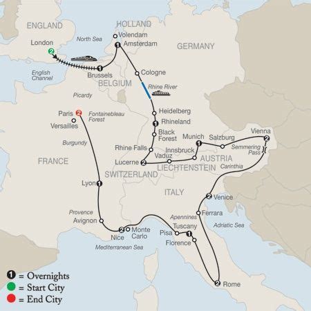 Backpacking Across Europe Route IUCN Water