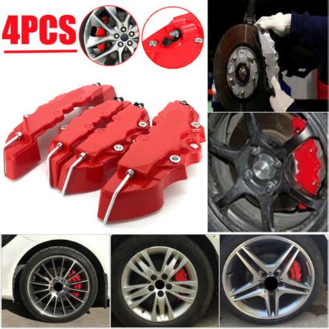 Pcs D Style Red M L Car Disc Brake Caliper Cover Front Rear