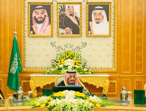 King Salman Chairs Saudi Arabias Cabinet Session At Al Yamamah Palace