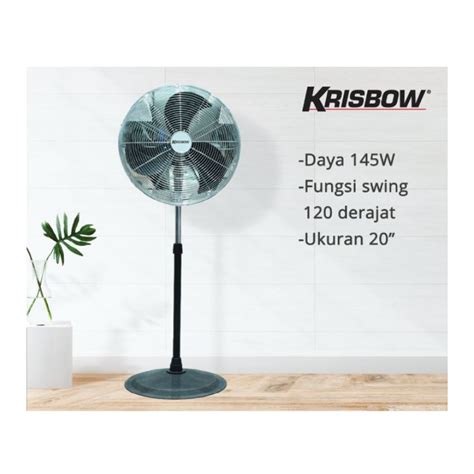 Jual Krisbow Kipas Angin Lantai Cm Kipas Angin Berdiri Krisbow