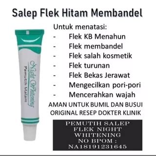 Jual Salep Flek Hitam Kb Terlengkap Harga Terbaru Juni Shopee