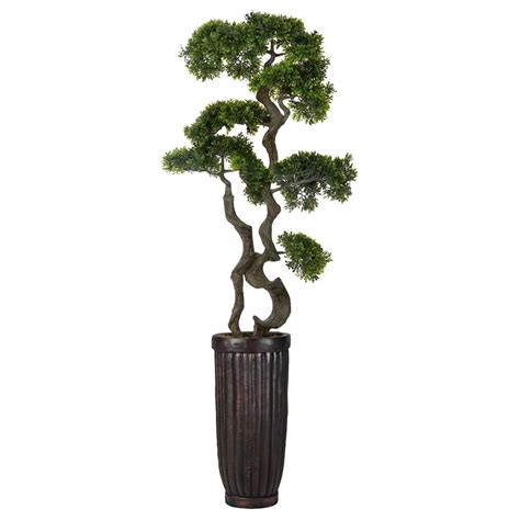 Vintage Home Artificial Faux Real Touch 66 Tall Bonsai Tree And