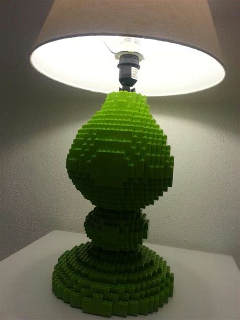 Working Lamp Made Out Of Legos Lamp Table Lamp Home Decor