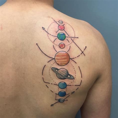 Facinating Solar System Tattoo Designs Their Origin And Symbolism