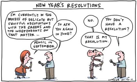 New Year’s Resolutions – Kudelka Cartoons