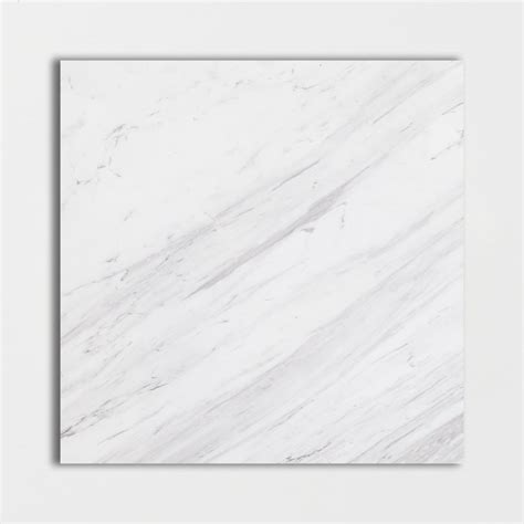 Volakas Venus Polished Porcelain Backed Patterned Marble Tile 24×24 Marble Systems Marble