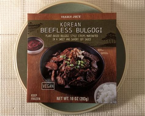 Trader Joes Korean Beefless Bulgogi Review Freezer Meal Frenzy