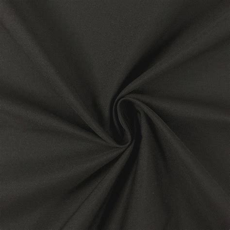 Black 45 Percent Cotton 55 Polyester Broadcloth Fabric Etsy