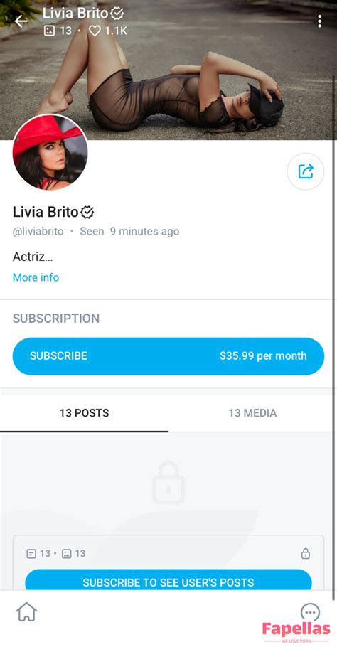 Livia Brito Aka Liviabrito Nude Leaks OnlyFans Photo 1 Fapellas