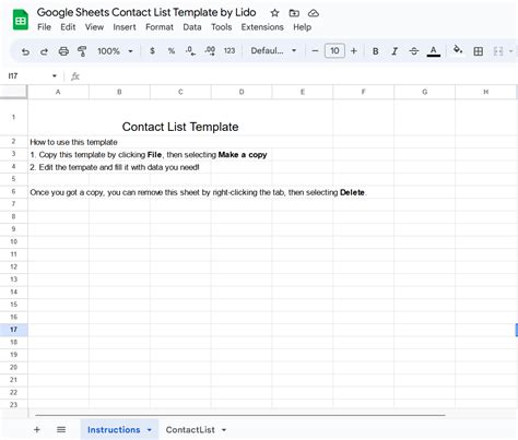 Google Sheets Contact List Template for 2024 [Free]