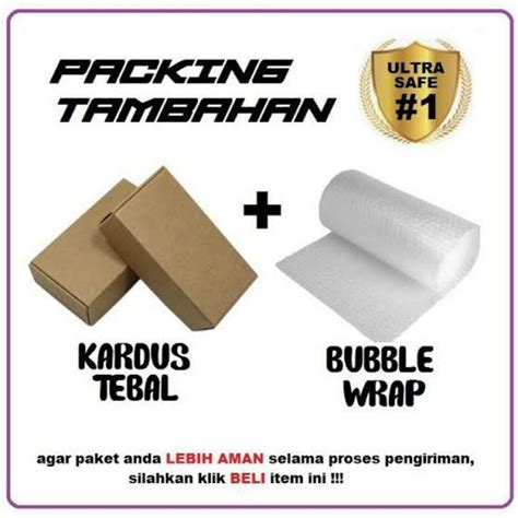 Jual EKSTRA PACKING DOUBLE KARDUS DOUBLE BUBBLE WRAP BUBBLEWRAP