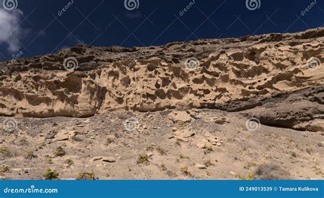 Gran Canaria Amazing Sand Stone Erosion Figures In Ravines On Punta De