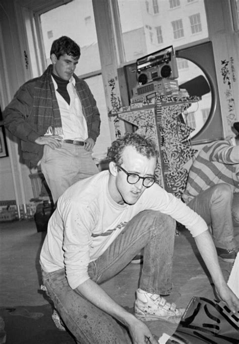 Keith Haring Photographed By Andy Warhol In His Eclectic Vibes