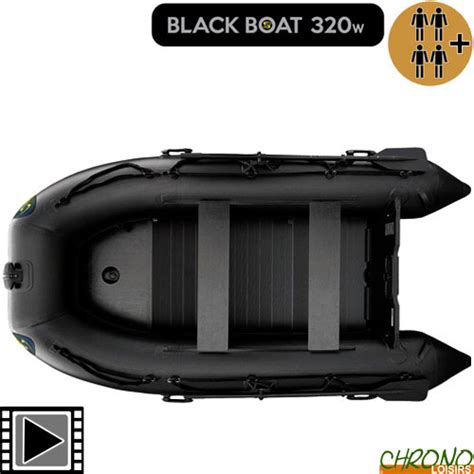 Carp Spirit Black Boat W Alu Floor Gommone Chrono Carpe