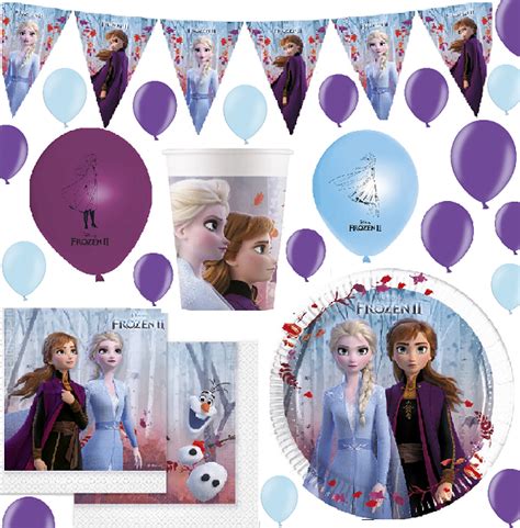 ZESTAW Talerzyki Kubeczki FROZEN 2 II Balony ELZA 9110841575