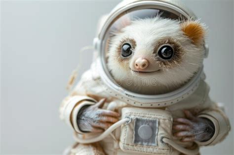 Adorable Hedgehog Astronaut Toy In Spacesuit Stock Image Image Of